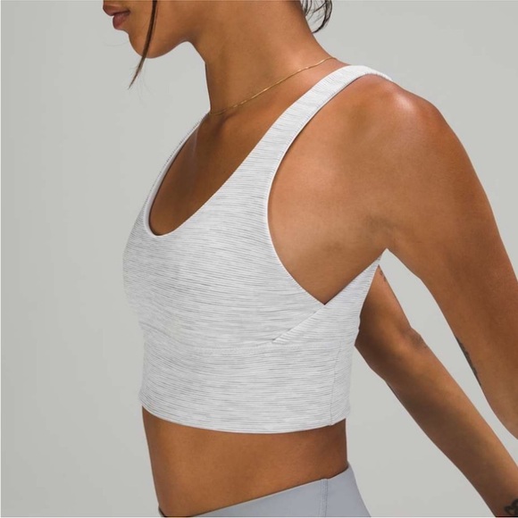 Lululemon Align Reversible Bra - White / Wee Are From Space Nimbus Battleship - Picture 2 of 12